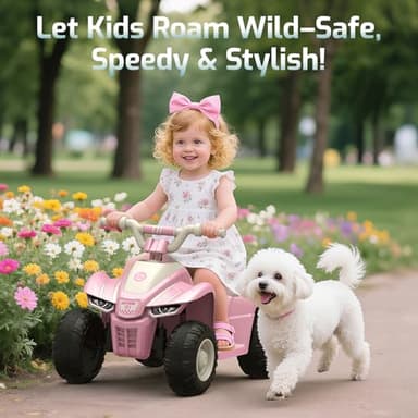 Gotrax RT1 Ride on Toys for Toddlers 1.5-4, Safe 12V Lead-acid Battery up to 80 Minutes, Forward/Reverse 2 Gears, Max 1.5MPH Speed&8" Big Tire, Electric Vehicle ATV Car Best Gift for Age1.5–4 Boy Girl - Image 2