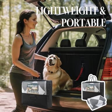 OMERAI Reversible Waterproof Outdoor Rug for Backyard,Plastic Textured Resistant Outdoors Rugs,Portable Washable Easy Cleaning Foldable Camping Beach Carpet for Patio Courtyard, 5'x8' Gray & White - Image 8