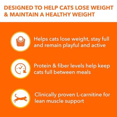IAMS Proactive Health Healthy Weight Adult Dry Cat Food Chicken Flavor, 22 lb. Bag - Image 3