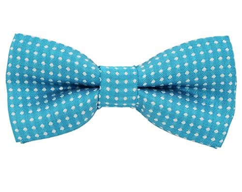 Colorful Polka Dots Bow Tie,Adjustable Bowtie Fashion Accessories for Pet Dog Cat (blue) - Image 1