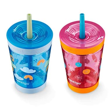 Contigo Kids Spill-Proof Tumbler with Straw 14 oz. 2 Pack - Image 2