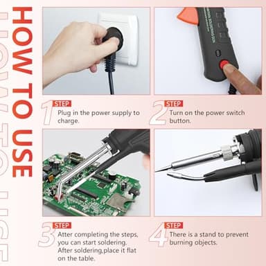 Ayyecoeeye Welder Five-Piece Set, Versatile Internally Heated Industrial Laser Welding Tools, 3 In 1 Handheld Rust Removal/Cutting/Welding with Spare Tin Wire - Image 7