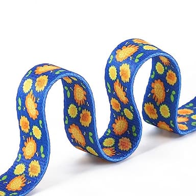 NISIYE Adjustable Dog Collar with Bell-Special Design Patterns, Ultra Comfy Soft Nylon Breathable Pet Collar for Small Medium Large Dogs - Image 3