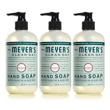 MRS. MEYER'S CLEAN DAY Liquid Hand Soap, Birchwood Scent, 12.5 fl oz (Pack of 3) - Image 1