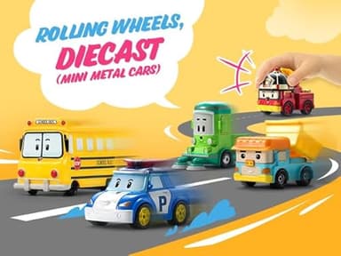Robocar POLI Roy Die-Cast Toy – Fire Truck Hero Figures Collection | STEM Education, Role Play Rescue Vehicle, Birthday for Kids Age1 2 3 4 5 - Image 4