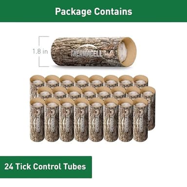 Thermacell Tick Control Tubes for Yards; Protects; No Spray, No Granules, No Mess; Biodegradable; Environmentally Friendly Alternative to Spray & Repellent - Image 2