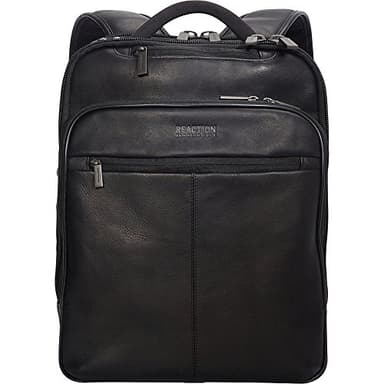 Kenneth Cole Reaction Manhattan Messenger Shoulder Satchel Bag, Black, 16" Laptop Backpack - Image 5