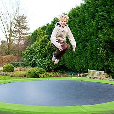 Kangaroo Hoppers Universal 8/10/12/14/15FT Trampoline Repalcement Safety Pad，Waterproof Surround Spring Foam Cover for Round Frame (Apple Green, 14FT) - Image 8