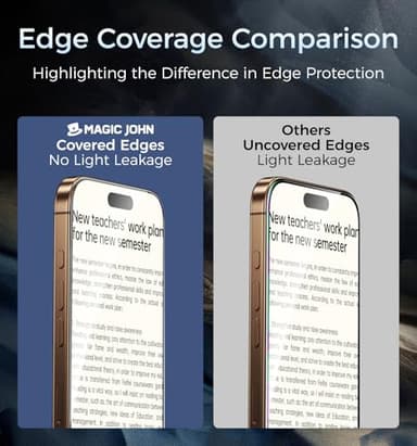 MAGIC JOHN 3rd Gen Upgraded for iPhone 16 Pro Max Screen Protector 6.9 Inch,HD Clear,Shatterproof Tempered Film,Auto Dust-Elimination,Bubble Free,Easy Installation,2 Pack - Image 4