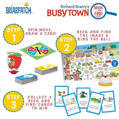 Briarpatch, Richard Scarry's Busytown Seek and Find Game, Based on Early Reader Books for Preschool, Kindergarten and 1st Grade - Image 5