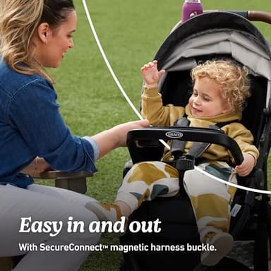 Graco Outpace LX All-Terrain Travel System - Includes SnugRide 30 Lite Infant Car Seat, Briggs, High-Performance Stroller/Car Seat Combo, Practical & Durable - Image 5