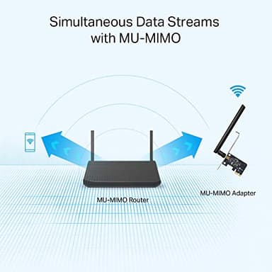 TP-Link PCIe WiFi Card AC600 for Desktop PC, Dual Band Wireless Internal Network Card(Archer T2E) High-Gain Antenna, MU-MIMO, WPA3, Low Profile, Supports Windows 10/11 - Image 5