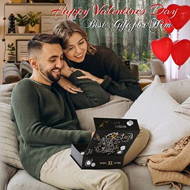 Whiskey Balls Reusable 55mm, Bourbon Gifts for Men Stocking Stuffers, Whiskey Ice Stones with Tongs, for Dad Who Has Everything, Anniversary Birthday Gifts for Boyfriend Grandpa Him Husband from Wife - Image 9