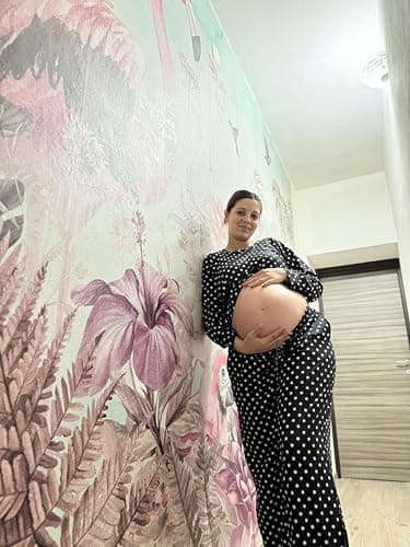 Ekouaer Women's Pajamas Set 2 Piece Lounge Sets Long Sleeve Crewneck Top and Pants Soft Pjs with Pockets - Image 4