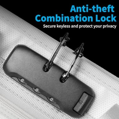 Andyer Accordion File Organizer with Lock, Fireproof Expanding File Folder with Tabs, 13 Pockets Important Document Organizer with Handle, Portable Paperwork Business Organizer, Letter/A4-Size(Silver) - Image 2