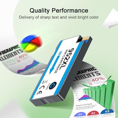 Anemec Compatible 952XL Ink Cartridge Replacement for HP Officejet Pro 8710 7740 8720 8210 8715 8702 7720 8730 8740 8216 8725 8700, Black, Cyan, Magenta, Yellow, 4-Pack - Image 4