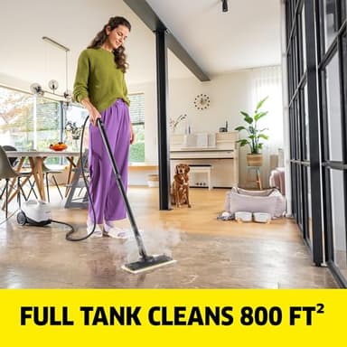 Kärcher Steam Cleaner, Multi Purpose, Power Steamer, Chemical-Free, 40 Sec Heat-Up, for Grout, Tile, Hard Floors, Appliances & More - SC 3 Easy Fix - Image 7