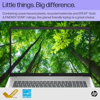 HP 17.3 Business Touchscreen Laptop, Core 7-150U(10 Cores, Up to 5.4 GHz), 64 GB RAM, 2 TB SSD, 17.3" HD+ Touchscreen, Copilot, Wi-Fi 6, Backlit Keyboard, Office Lifetime License, Windows 11 Pro - Image 3