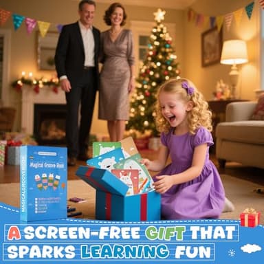 Magic Grooved Writing Books for Kids-Handwriting Practice for Kids 5-8 - Tracing Books for Kids Ages 3-5 - Preschool, Kindergarten Learning-Letters, Numbers, Math, Drawing (Blue Box, 9.45 in x 6.5 in) - Image 8