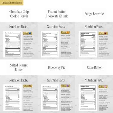 David High Protein Bars No Sugar - Sugar Free Protein Bars, Low Carb, Gluten Free - 28g of Protein, 150 Calories - David Bar On-The-Go Snack - Variety Pack (All Flavors), Pack of 6 - Image 2