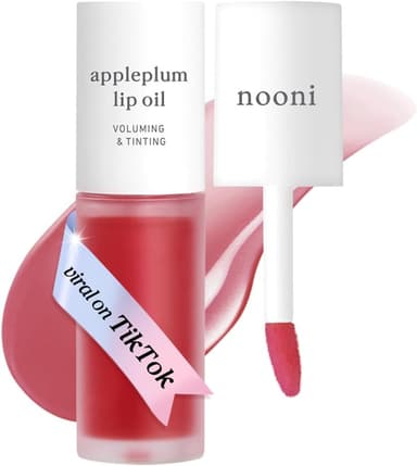 NOONI Korean Lip Oil - Appleplum | Long-Lasting, Moisturizing, Plumping, Revitalizing for Dry Lips, Waterproof, No Peel Off, Korean Tint, Hydrating, Nourishing Crystal Clear, 0.12 FL Oz - Image 2