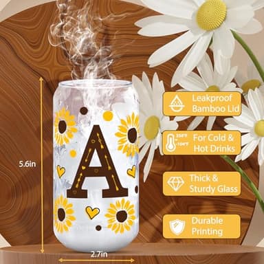 Personalized New Teacher Gift - Glass Coffee Cup for Women - End of Year Teacher Appreciation - Image 3