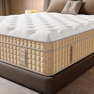 BedStory Queen Mattress Hybrid 14 Inch Plush Mattresses Gel Memory Foam & Pocket Spring Bed for Back Pain Relief, Fiberglass-Free, CertiPUR-US - Image 4