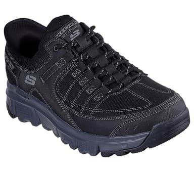 Skechers Men's Summits at Hands Free Slip-in Sneaker, Black/Charcoal, 10.5 Wide - Image 4