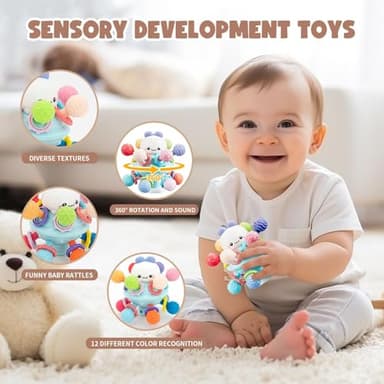 LUCKFUTURE Baby Toys 6 to 18 Months, 8 in 1 Montessori Toy Set, Educational Learning Toy for Toddlers Babies Sensory Toys Newborn Infant Gifts for Boys & Girls - Image 3