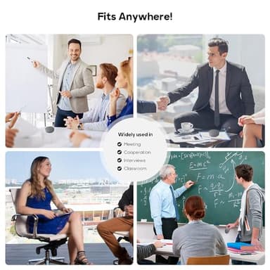 132G (9800 Hour) Voice Activated Recorder - Elasound Voice Recorder with AI-Intelligent Triple Noise Reduction, Portable Audio Recorder for Work, Lectures, Meetings, 100H Continuous Recording Device - Image 8