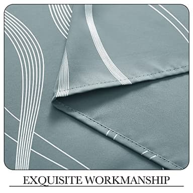 NICETOWN Room Darkening Curtains for Living Room, Stormy Sea, 2 PCs, 52 inch by 84 inch, Easy Care Solid Thermal Insulated Grommet Room Darkening Curtains/Panels/Drapes for Bedroom Decoration - Image 7