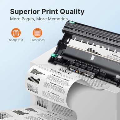 E-Z Ink Compatible Drum Unit (Not Toner) Replacement for Brother DR630 DR 630 Compatible with HL-L2300D HL-L2320D HL-L2340DW HL-L2360DW HL-L2380DW MFC-L2740DW MFC-L2700DW DCP-L2540DW (1 Pack - Image 6