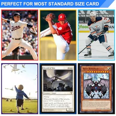 Pink Card Sleeves Fit for MTG, 300 Pieces Standard Card Sleeves for Trading Card Sports Cards Baseball Cards TCG Yugioh Magic(66x91mm), Affordable Sturdy and Nice Shuffling - Image 7