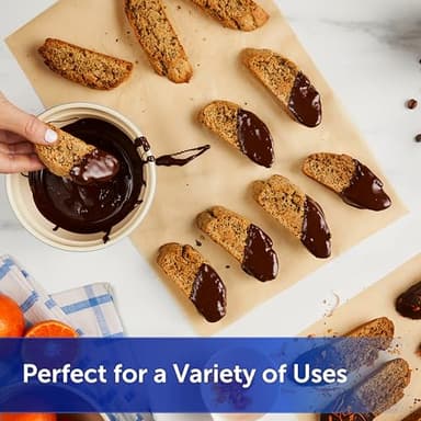 Reynolds Kitchens Unbleached Parchment Paper Roll, Non Stick Parchment Paper for Cooking and Baking, Oven Safe up to 425 Degrees, Chlorine-Free, 45 Feet x 12 Inches, 45 Total Sq. Ft. - Image 7