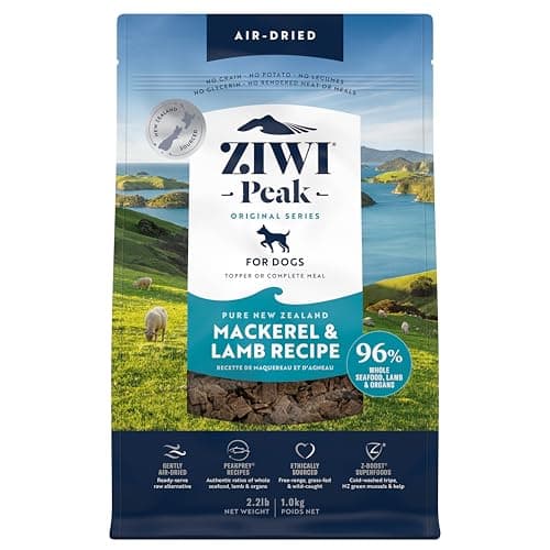 ZIWI Peak Air-Dried Dog Food – Mackerel & Lamb - All Natural, High Protein, Grain Free, Limited Ingredient w/ Superfoods (35.2oz) - Image 1