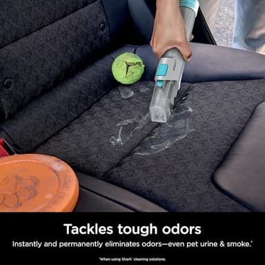 Shark StainStriker HairPro Portable Carpet, Upholstery & Area Rug Cleaner, Self-Cleaning, Stain, Hair & Odor Remover, Perfect for Pets & Car Interiors, 3 Tools & Pet Cleaning Solution, Teal, PX253BRN (Renewed) - Image 4