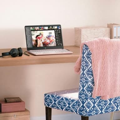 HP 14 Ultrabook • Intel 4-Core CPU • Limited Edition with Microsoft 365 • 4GB RAM • 1.6TB Storage (128GB OnBoard withHP 512GB P500 Portable SSD + 1TB OneDrive) • Rose Gold • Win 11 (Renewed) - Image 9