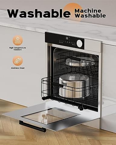 AOOGITF Cat Water Fountain + 6 Filters + 3 Sponges, 304 Stainless Steel Pet Water Fountain, 24 Hours Keep The Water Clean, 74oz Capacity, Ultra-Quiet, No Sputter, Compact, Easy Cleaning - Image 7