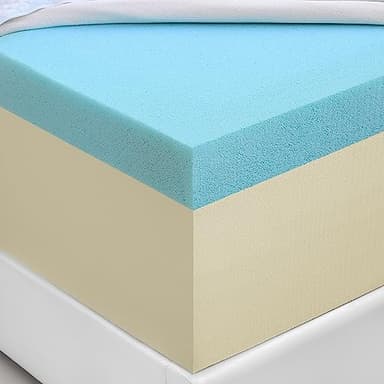 Furinno Tidur Cooling Gel Memory Foam Mattress, 6 Inch, Full, White - Image 11