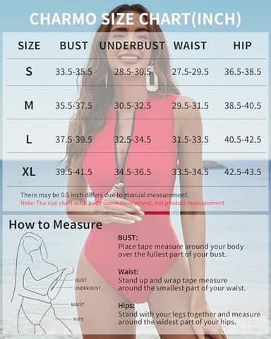 Charmo Zip Rash Guard One Piece Swimsuit Push Up Womens Bathing Suits Leotards Racerback High Neck 80s 90s Black XL - Image 6