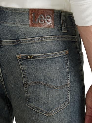 Lee Men's Extreme Motion Straight Taper Jean Maverick 36W x 28L - Image 6