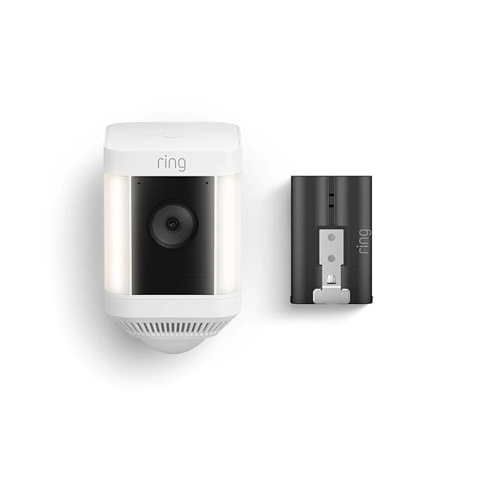 Ring Spotlight Cam Plus, Battery with extra Quick Release Battery - Image 1