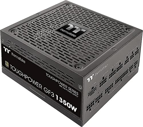 Thermaltake Toughpower GF3 1350W, True 600W 12VHPWR Connectors on PSU & NVIDIA RTX 40 series, ATX 3.0/PCI-E 5.0 Ready, 80+ Gold, SLI/Crossfire Ready Power Supply, PS-TPD-1350FNFAGU-4, 10 Year Warranty - Image 1