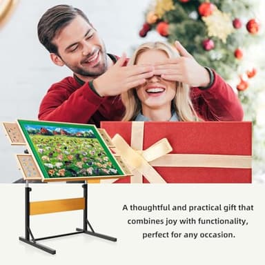 ALL4JIG 2000 Pieces Puzzle Table for Adults Gifts, Wooden Jigsaw Puzzle Table with 4 Drawers, Upgraded Stability & Optimized Lightweight Design, Puzzles for Adults - Image 7