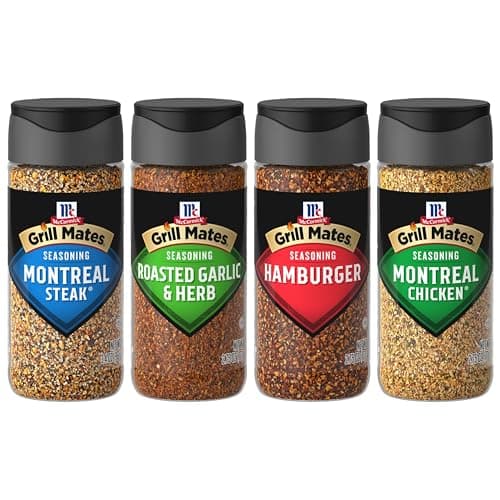 McCormick Grill Mates Spices, Everyday Grilling Variety Pack (Montreal Steak, Montreal Chicken, Roasted Garlic & Herb, Hamburger), 4 Count - Image 1