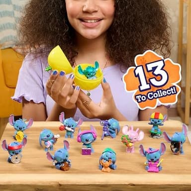 Disney Stitch That’s So Stitch Collectible Figures Series 2 (2-Pack), Mystery 2-inch Figurine, Blind Capsule, Easter Basket Fillers, Gifts, Presents, Kids Toys for Ages 3 Up by Just Play - Image 3