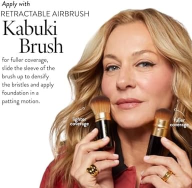 LAURA GELLER NEW YORK Award-Winning Baked Balance-n-Brighten Color Correcting Powder Foundation - Porcelain - Buildable Light to Medium Coverage - Demi-Matte Natural Finish - Image 3