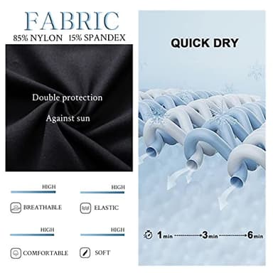 COCOPEAR Women Elegant Crossover One Piece Swimdress Floral Skirted Swimsuit(FBA),Teal Floral,X-Large / 10-12 - Image 5