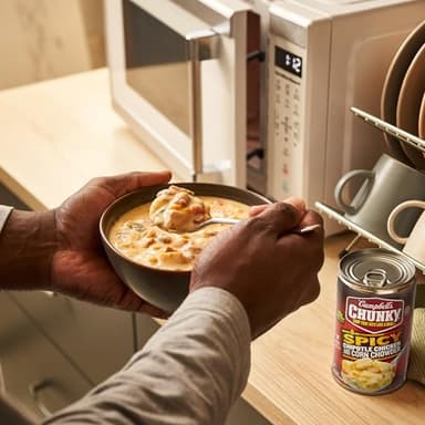 Campbell’s Chunky Soup, Chipotle Chicken Corn Chowder Soup, 18.8 oz Can (Pack of 12) - Image 6