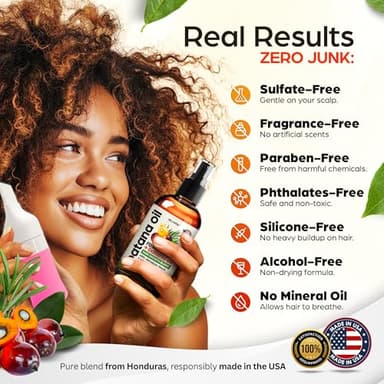 Batana Oil for Hair Growth - 100% Pure, Organic, Cold-Pressed, Unrefined from Honduras by Dr. Sebi - Natural, Vegan for Strong Roots and Thick Hair - Wild Growth for Hair, 2oz - Image 7